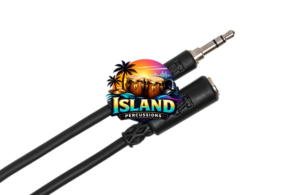 Hosa Straight Mini Plug Headphone Extension Cable