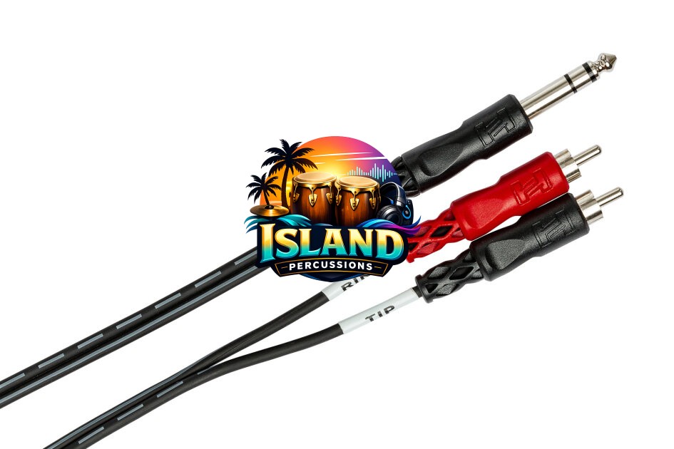 Hosa TRS 1/4" TRS to Dual RCA Insert Cable