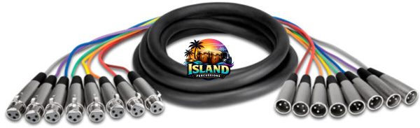 Hosa XLR-800 Balanced Audio Snake (XLR Female to XLR Male)