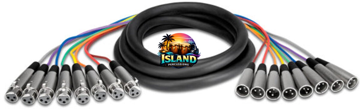 Hosa XLR-800 Balanced Audio Snake (XLR Female to XLR Male)