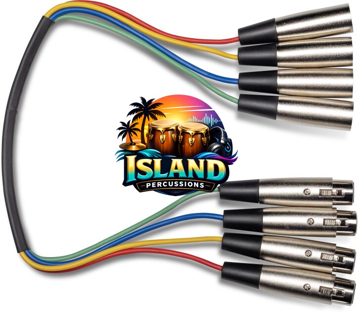 Hosa XLR3M to XLR3F Snake