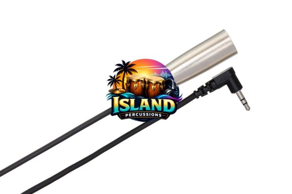 Hosa XVM-100M Right-Angle TRS 1/8" to Male XLR Cable