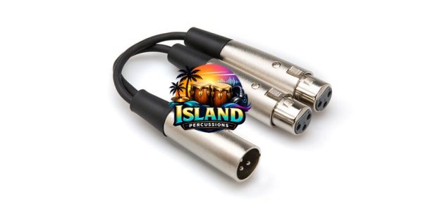 Hosa YXF Dual XLR Female to XLR Male Y Cable