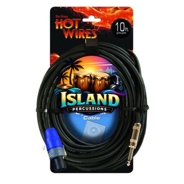 Hot Wires Speakon to 1/4" Speaker Cable