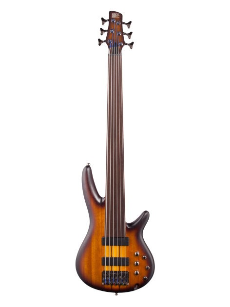 Ibanez SRF706 Portamento Fretless Electric Bass, 6-String