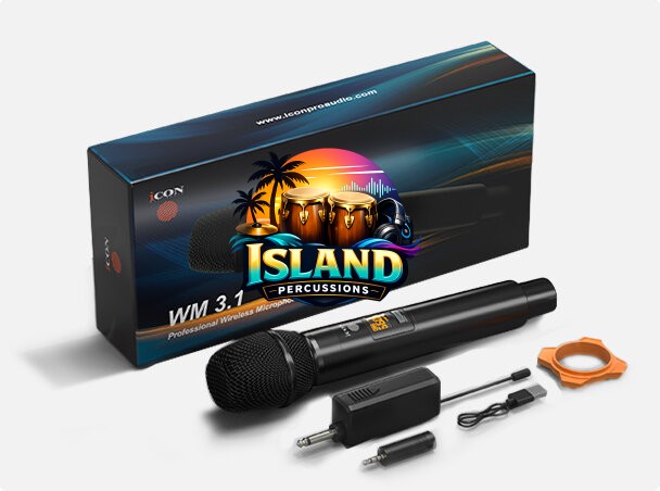 iCON Pro Audio WM 3/1 Wireless Microphone System