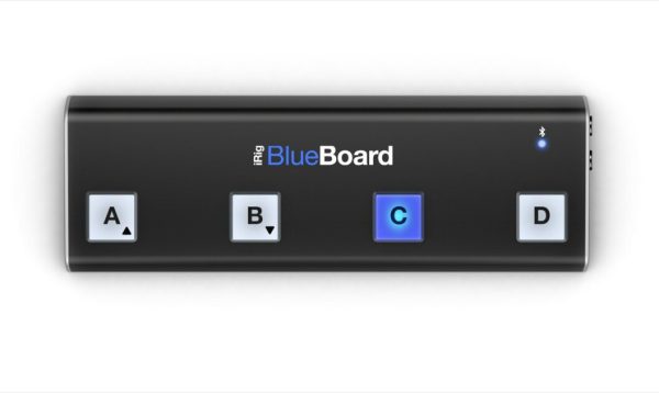 IK Multimedia iRig BlueBoard Bluetooth Wireless MIDI Pedal Controller