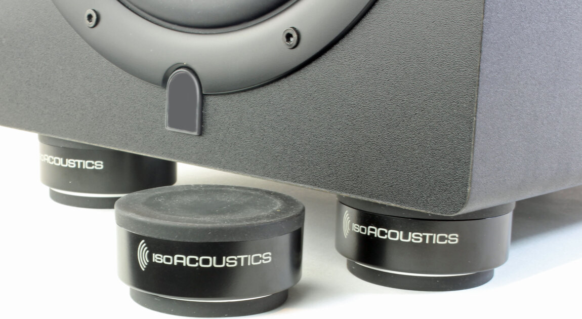 IsoAcoustics ISO-PUCK Vibration Isolators for Studio Monitors and Amps