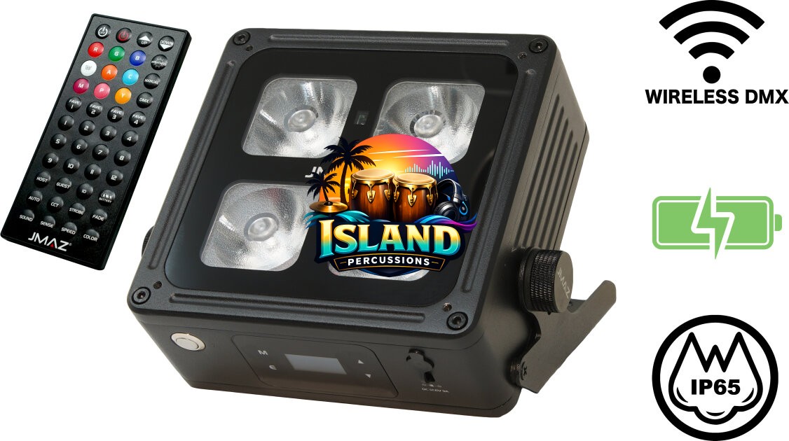 JMAZ MAD PAR 4IP Battery-Powered Outdoor LED Uplight