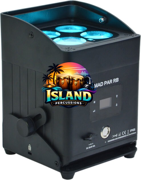 JMAZ MAD PAR RB 80W RGBAL+C LED Swappable Battery-Powered Outdoor Uplight