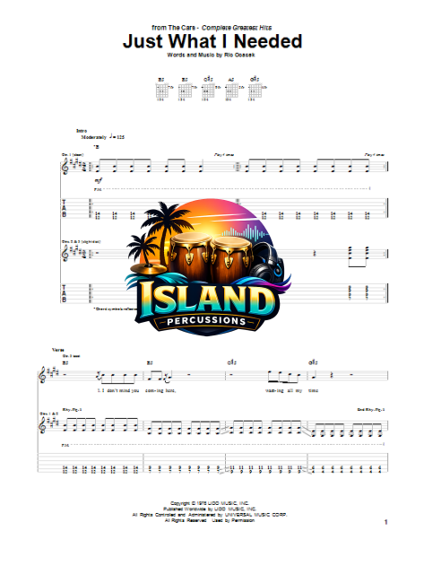 Just What I Needed - Guitar TAB