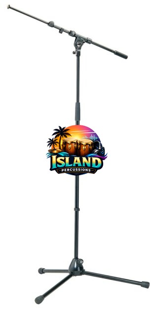 K&M 210/9B Heavy-Duty Tripod Microphone Boom Stand