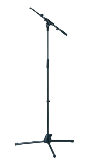 K&M 27195 Tripod Microphone Stand with Extendable Boom