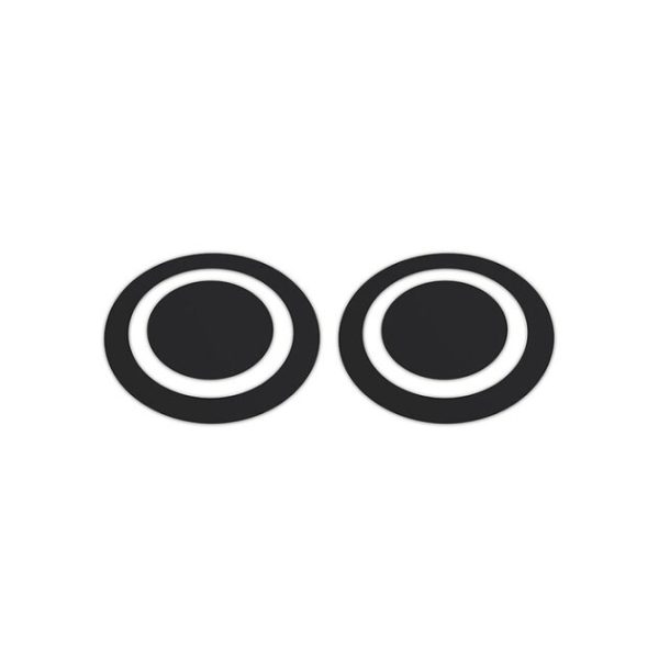 KickPort Black Eye D-Pad Bass Drum Impact Pads (Pair)