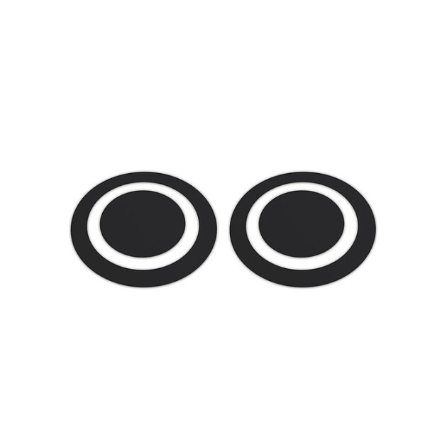 KickPort Black Eye D-Pad Bass Drum Impact Pads (Pair)