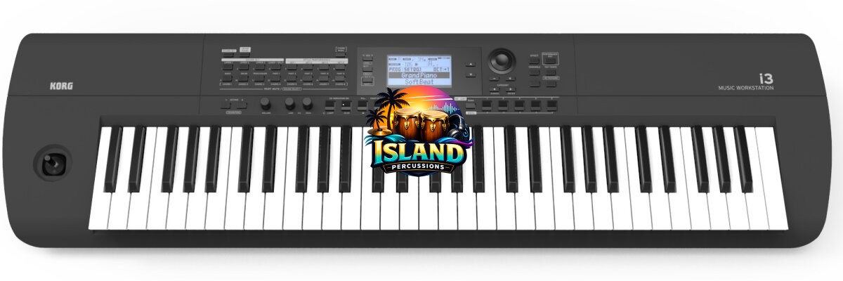 Korg i3 Music Workstation Arranger Keyboard, 61-Key