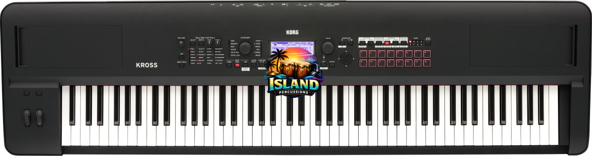 Korg KROSS 2 Keyboard Synthesizer Workstation, 88-Key