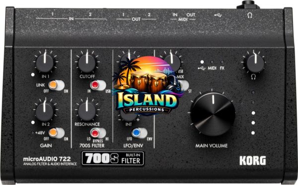 Korg microAUDIO 722 Analog Filter and USB Audio Interface