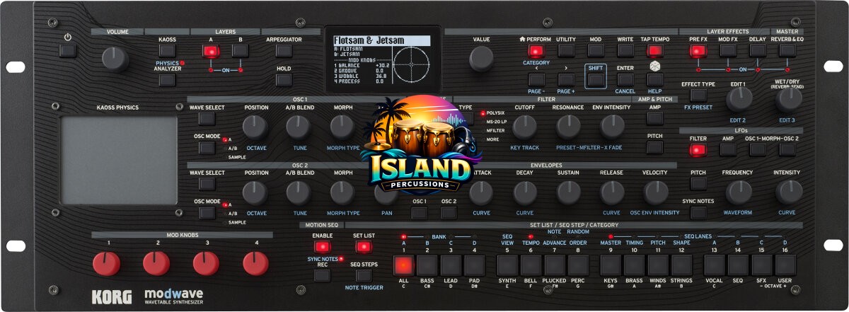 Korg Modwave M Wavetable Desktop Synthesizer Module