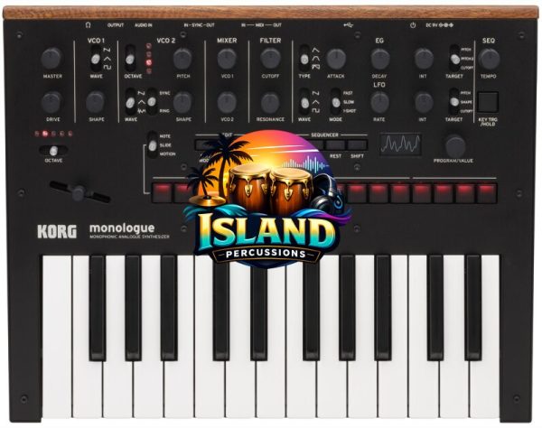 Korg Monologue Analog Keyboard Synthesizer, 25-Key