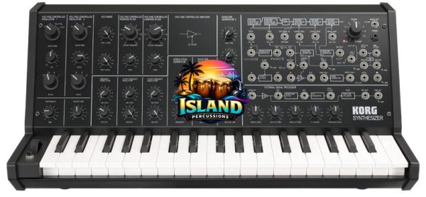 Korg MS-20 Mini Analog Monophonic Synthesizer Keyboard, 37-Key