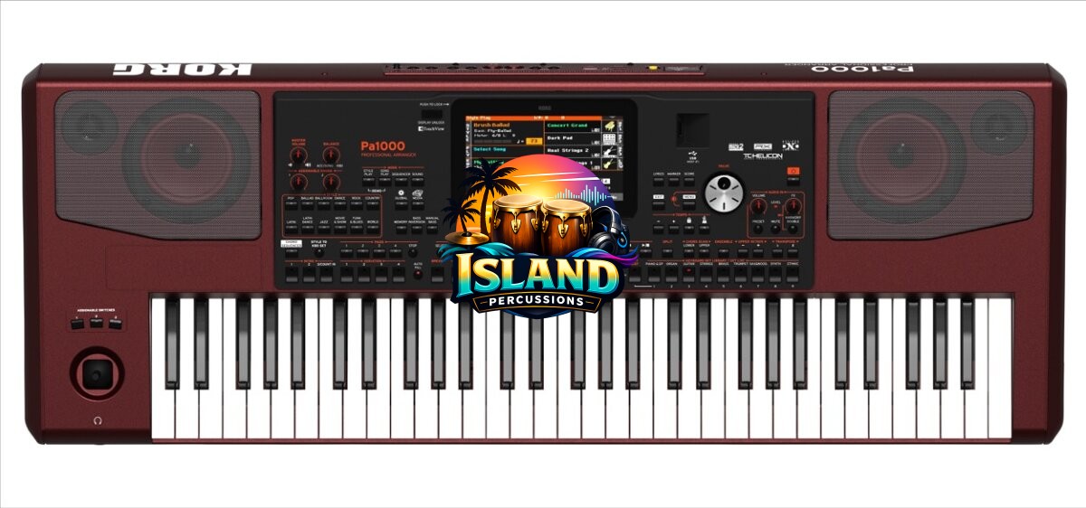 Korg Pa1000 Arranger Workstation Keyboard, 61-Key