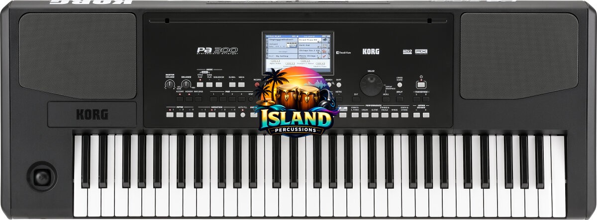 Korg Pa300 Arranger Workstation Keyboard, 61-Key