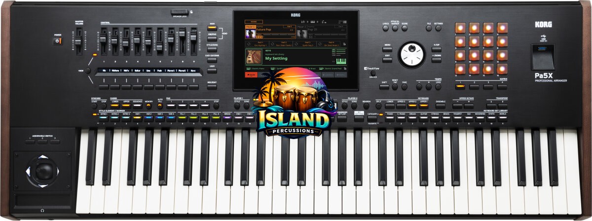 Korg Pa5X 61 Professional Arranger Workstation Keyboard, 61-Key