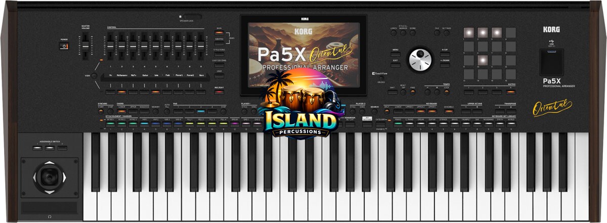 Korg Pa5X Oriental Professional Arranger Keyboard, 61-Key
