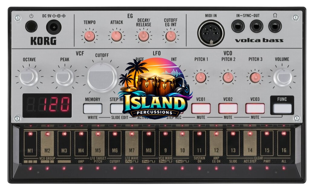 Korg Volca Bass Analog Bass Machine Synthesizer