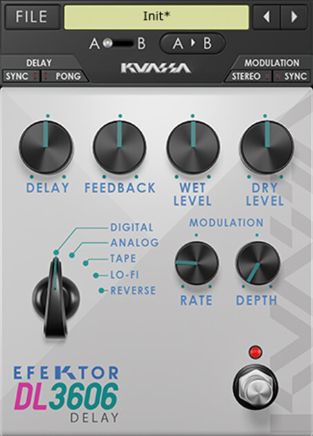 Kuassa Efektor DL3606 Delay Plug-in Software