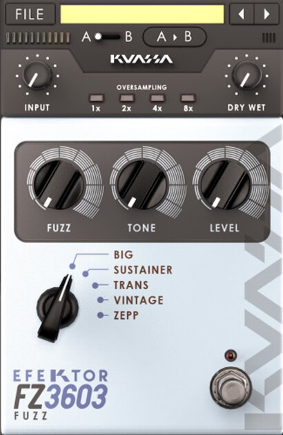 Kuassa Efektor FZ3603 Fuzz Plug-in Software