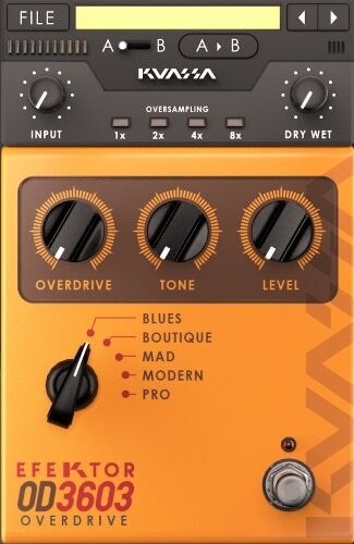 Kuassa Efektor OD3603 Overdrive Plug-in Software