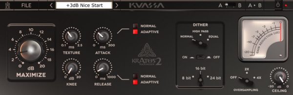 Kuassa Kratos 2 Maximizer Software Plug-in