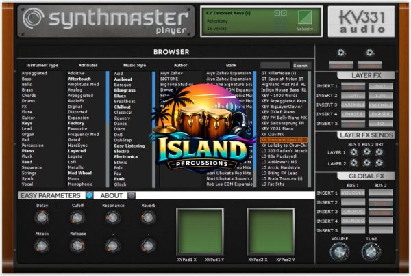 KV331 Audio SynthMaster Player Software