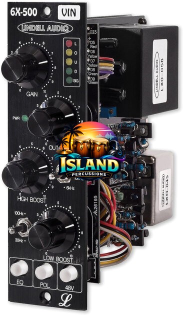 Lindell Audio 6X-500VIN 500-Series Mic Preamp/EQ