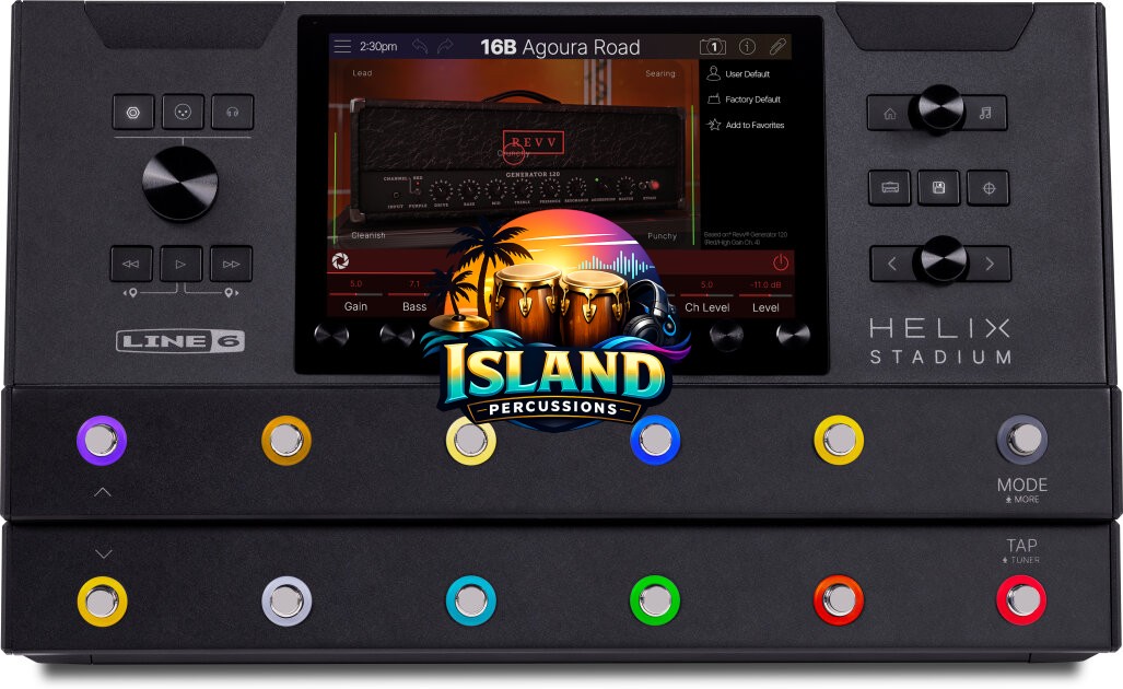 Line 6 Helix Stadium Floor Multi-Effects Processor Pedal