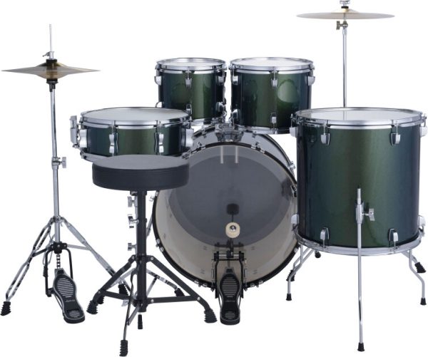 Ludwig LC195 Accent Drive Complete Drum Set, 5-Piece