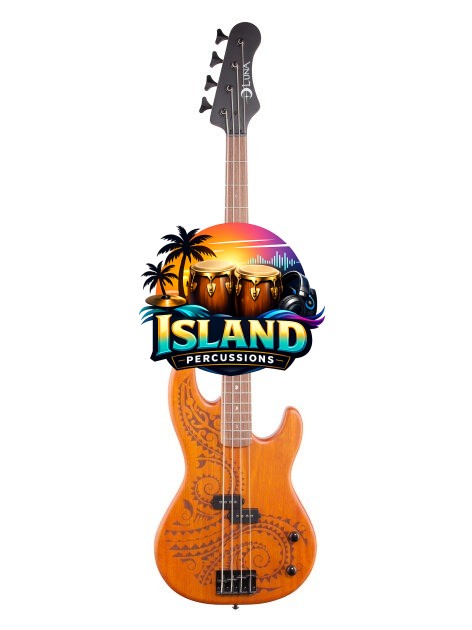 Luna Tattoo Electric Bass