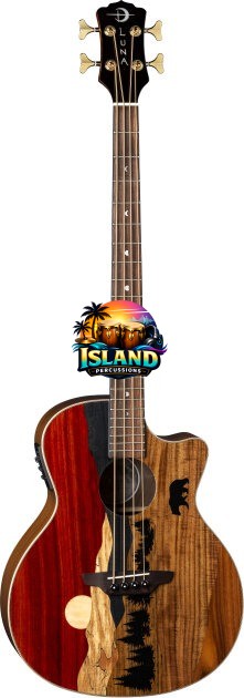 Luna Vista Bear Acoustic-Electric Bass (with Case)