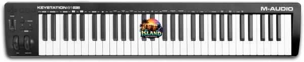 M-Audio Keystation 61 MK3 USB MIDI Controller, 61-Key