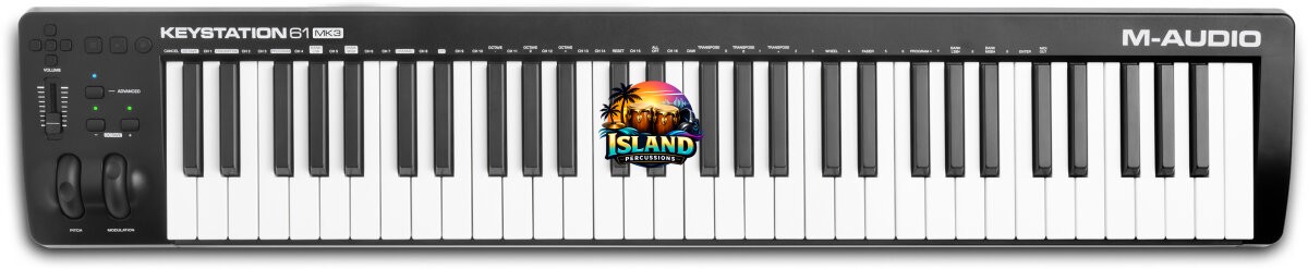 M-Audio Keystation 61 MK3 USB MIDI Controller, 61-Key