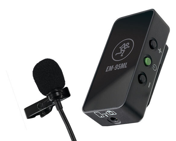 Mackie EM-95ML Lavalier Microphone with In-Line Amplifier for Smartphone and DSLR