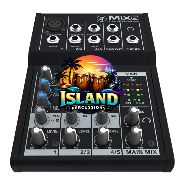 Mackie Mix5 Compact Mixer, 5-Channel