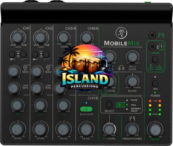 Mackie MobileMix USB-Powered Mixer, 8-Channel