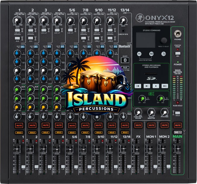 Mackie Onyx12 Premium Analog USB Mixer