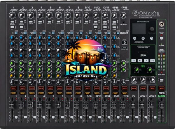 Mackie Onyx16 Premium Analog USB Mixer