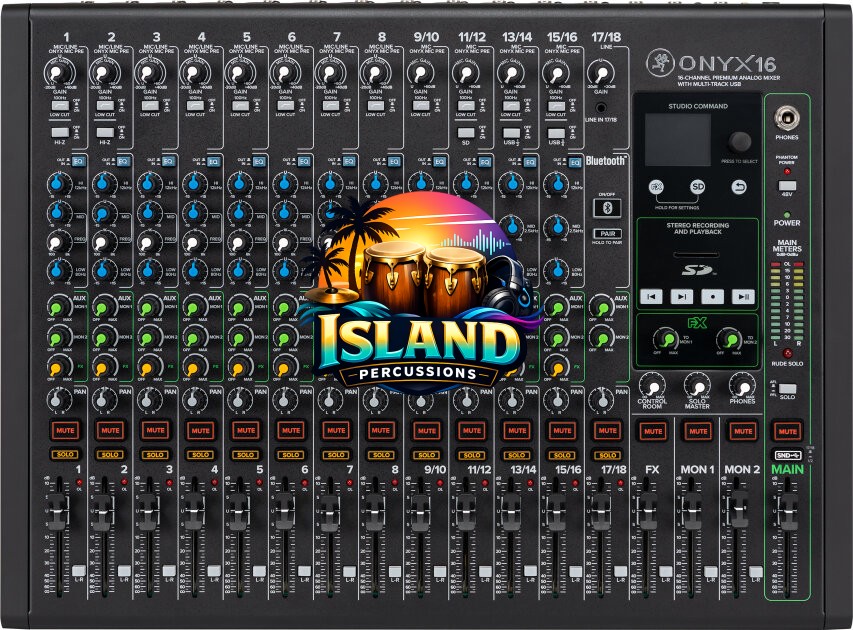 Mackie Onyx16 Premium Analog USB Mixer