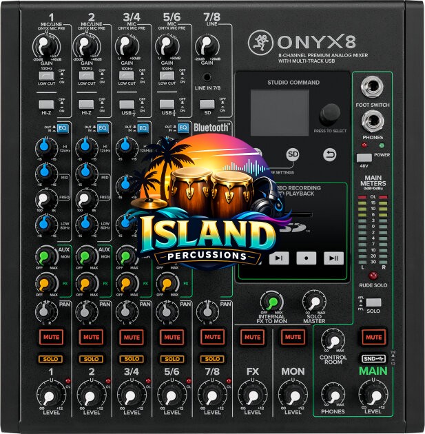 Mackie Onyx8 Premium Analog USB Mixer