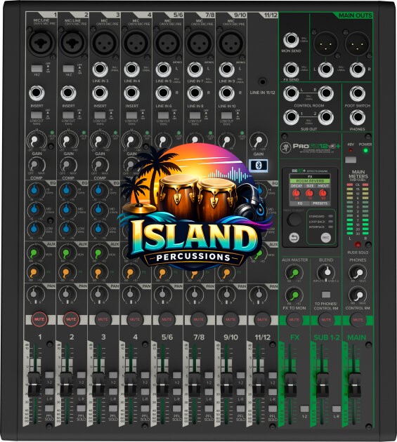 Mackie ProFX12v3 Plus Analog USB Mixer, 12-Channel